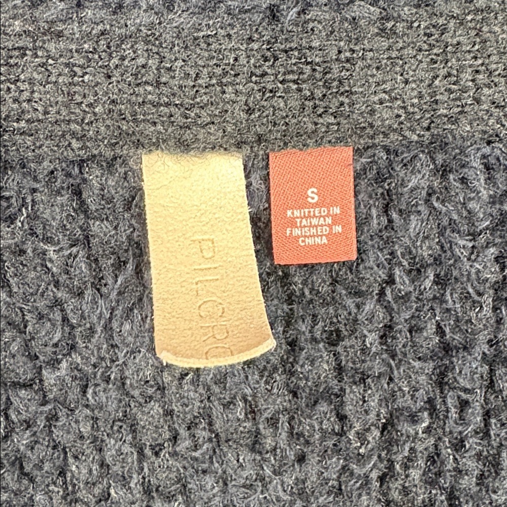 Anthropologie Pilcro Eyelash Chunky Knit Oversized Open Tunic Cardigan Sweater - Picture 9 of 10
